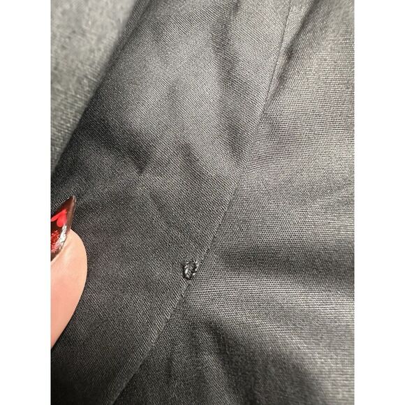 Dangerfield Black Mushroom Embroidered Collar Button Up Shirt Size 18 - Picture 4 of 6